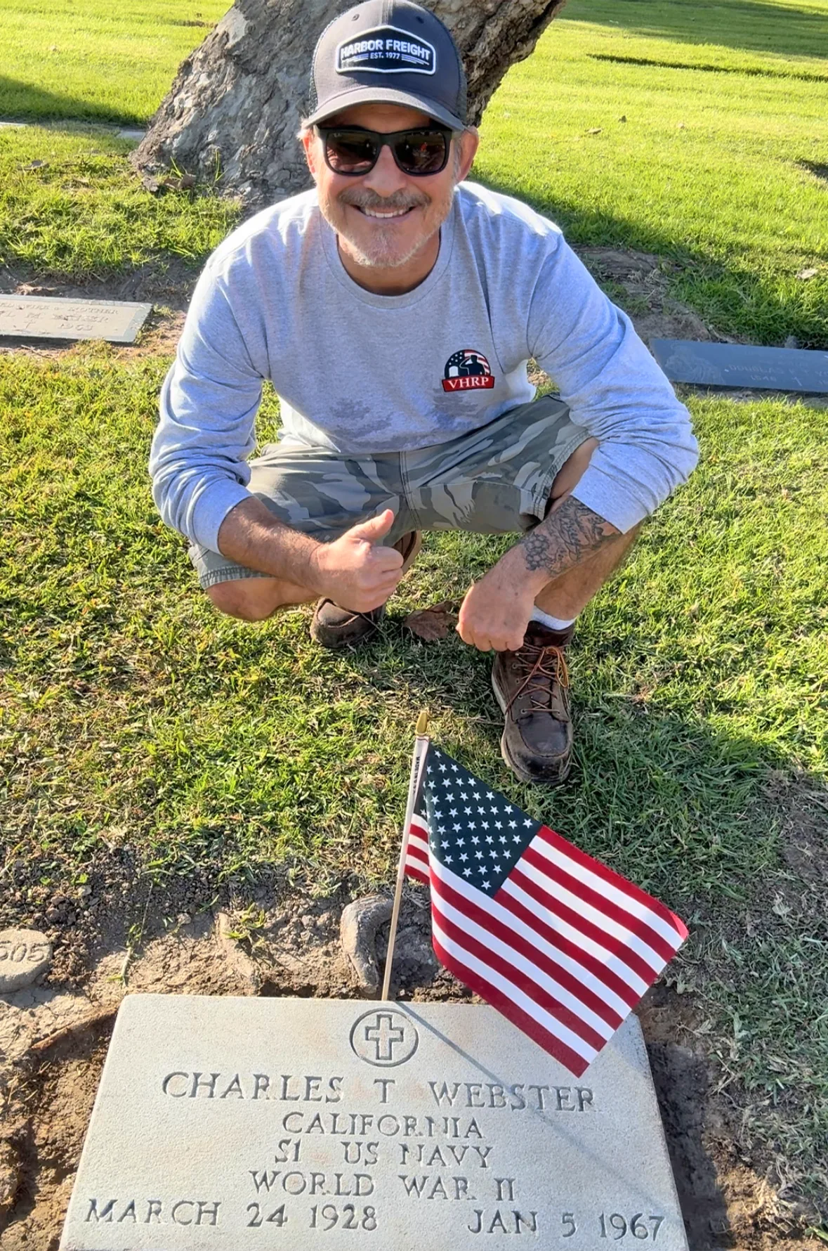 John, Veterans Headstone Restoration Project Founder
